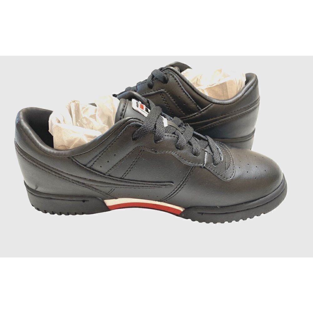 Fila Original Fitness Black/White/Red Boys Size 6 New in Box